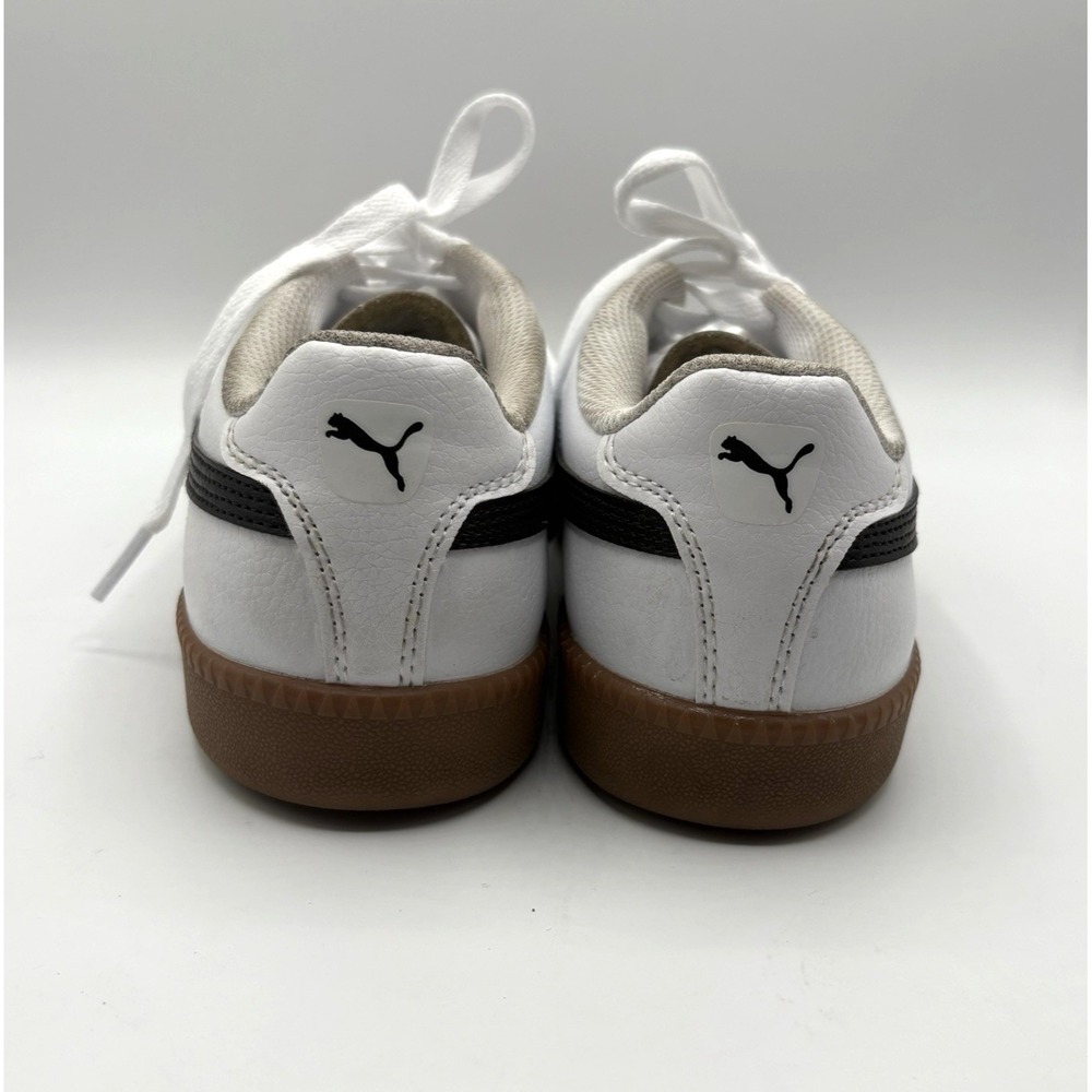 Puma White Black Club 5v5 Gum-Trim Athletic Sneakers - sz 9 - Picture 6 of 7